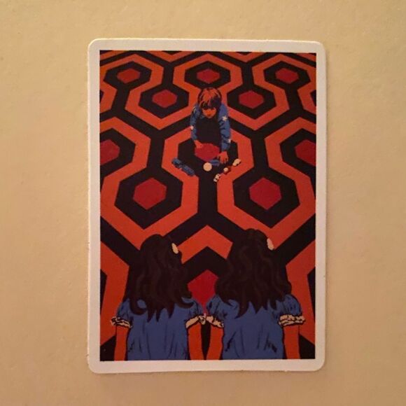THE SHINING Sticker Pack of 2 Evil Twins + Here’s Johnny NEW Rare Collectible - Picture 11 of 14